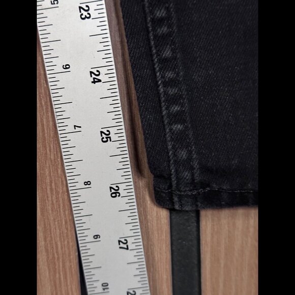 Everlane Jeans 2 Regular Womens Black Straight Denim High Rise - Picture 5 of 9